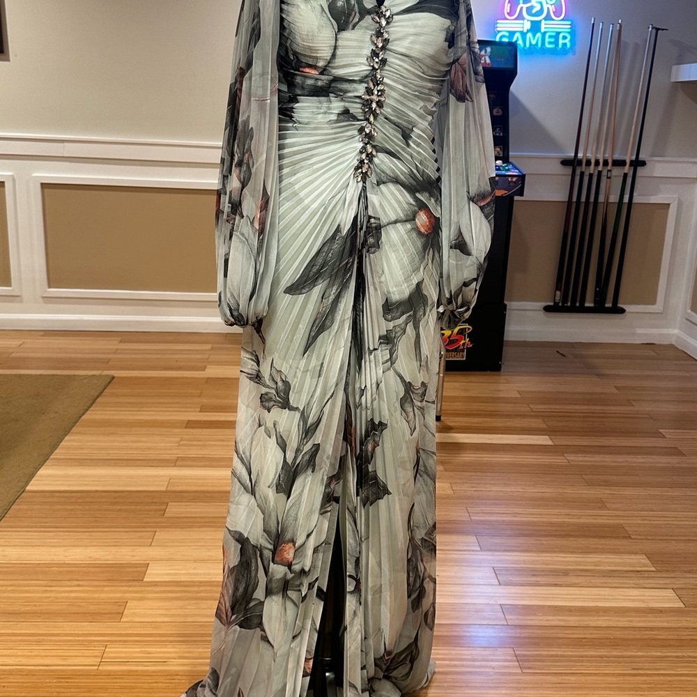 Floral Long Sleeve Maxi Dress